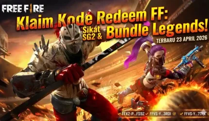 Klaim Kode Redeem FF 23 April 2026: Sikat Skin SG2 dan Bundle Legends Sekarang
