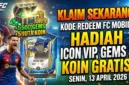 Ilustrasi Kode Redeem FC Mobile 13 April 2026. Gemini AI