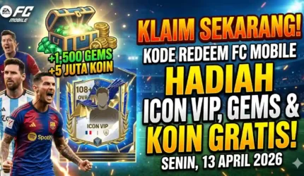 Kode Redeem FC Mobile 13 April 2026