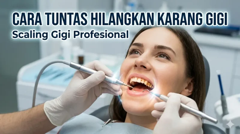 Ilustrasi Pembersihan Karang Gigi.