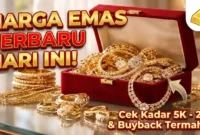 Ilustrasi - Penampakan Emas Perhiasan Di toko Emas.