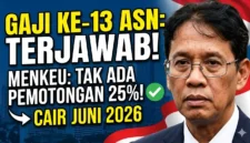 Menkeu Purbaya Yudhi Sadewa. Isu Gaji ke-13 ASN Dipotong 25 Persen