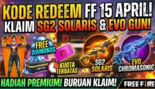 Ilustrasi Kode Redeem FF Terbaru 15 April 2026. Gemini AI