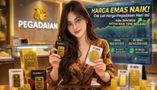 Ilustrasi - Harga Emas Antam Hari Ini Naik.
