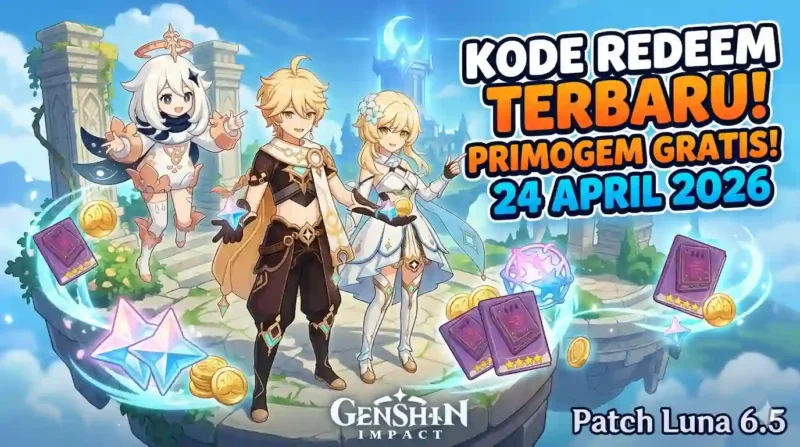 Ilustrasi - Kode Redeem Genshin Impact Terbaru 24 April 2026.