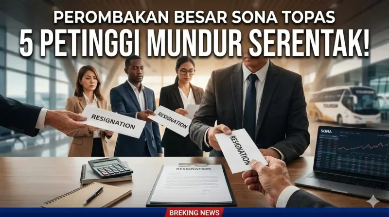 Ilustrasi - 5 Petinggi Sona Topas Kompak Mundur: Langkah Baru atau Tantangan Besar?.