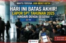 Ilustrasi - Batas Akhir Lapor SPT Besok.