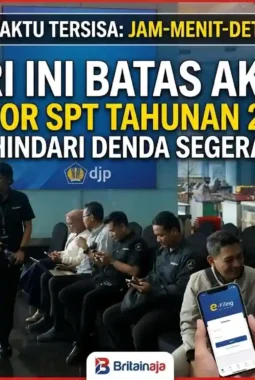 Batas Akhir Lapor SPT Besok! Yuk, Segera Lapor Sebelum Terkena Denda