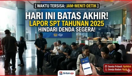 Batas Akhir Lapor SPT Besok! Yuk, Segera Lapor Sebelum Terkena Denda