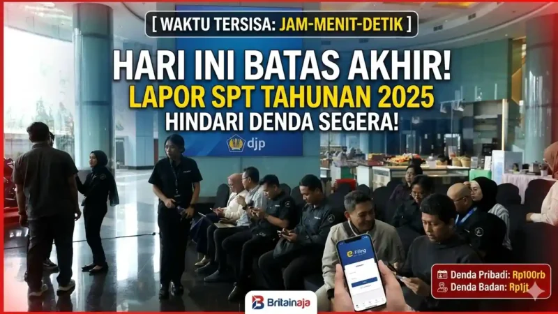 Ilustrasi - Batas Akhir Lapor SPT Besok.
