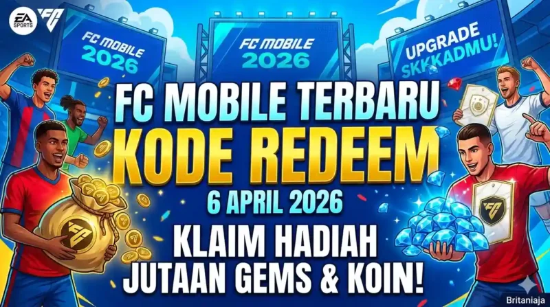 Ilustrasi Kode Redeem FC Mobile 6 April 2026. Gemini AI