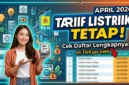 Ilustrasi Tarif Listrik April 2026 Tetap. Gemini AI