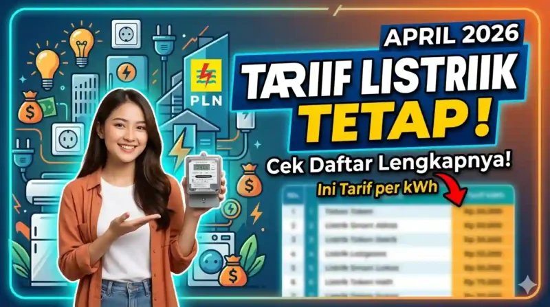 Ilustrasi Tarif Listrik April 2026 Tetap. Gemini AI