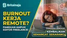 Ilustrasi Sering Lelah Menatap Layar? Ini Cara Ampuh Freelance Editor Atasi Burnout. Gemini AI