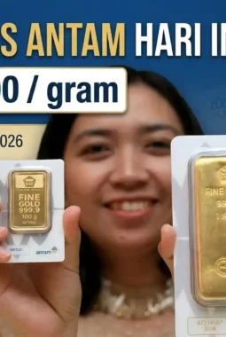 Harga Emas Antam Hari Ini Stagnan di Rp2,82 Juta per Gram