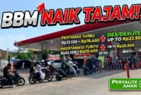 Suasana di SPBU Pertamina, Jalan Dago Kota Bandung, Minggu (19/4/2026). - Daftar Harga BBM Pertamina di Seluruh Indonesia Per 25 April 2026.