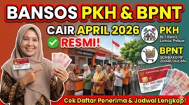 Bansos PKH & BPNT Cair April 2026, Cek Nama Pakai NIK Sekarang. Ilustrasi Gemini AI