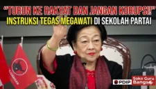 Megawati Soekarnoputri membuka agenda penguatan organisasi bagi ketua, sekretaris, dan bendahara (KSB) pengurus daerah PDIP se-Indonesia di Sekolah Partai, Jakarta, Kamis (16/4/2026). (Dok. PDIP)