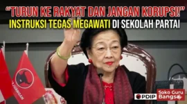 Megawati Soekarnoputri membuka agenda penguatan organisasi bagi ketua, sekretaris, dan bendahara (KSB) pengurus daerah PDIP se-Indonesia di Sekolah Partai, Jakarta, Kamis (16/4/2026). (Dok. PDIP)