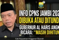 Ilustrasi - Gubernur Jambi, Al Haris. Update Seleksi CPNS Jambi 2026: Gubernur Al Haris Masih Hitung Anggaran.
