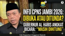 Ilustrasi - Gubernur Jambi, Al Haris. Update Seleksi CPNS Jambi 2026: Gubernur Al Haris Masih Hitung Anggaran.