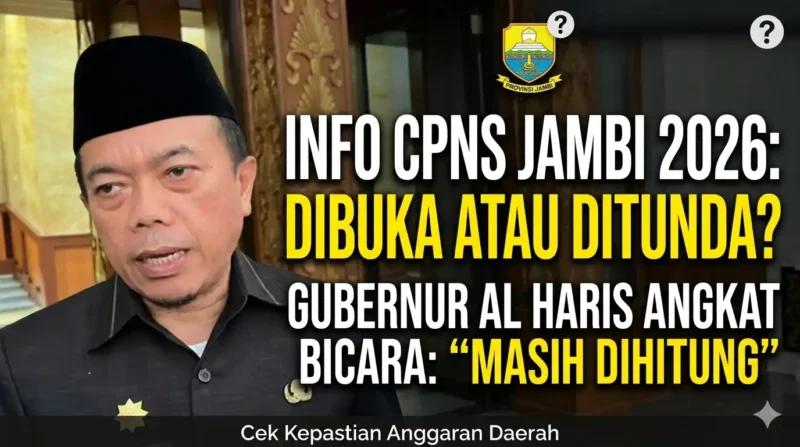 Ilustrasi - Gubernur Jambi, Al Haris. Update Seleksi CPNS Jambi 2026: Gubernur Al Haris Masih Hitung Anggaran.