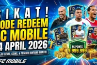 Ilustrasi Kode Redeem FC Mobile 14 April 2026. Gemini AI