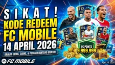 Ilustrasi Kode Redeem FC Mobile 14 April 2026. Gemini AI