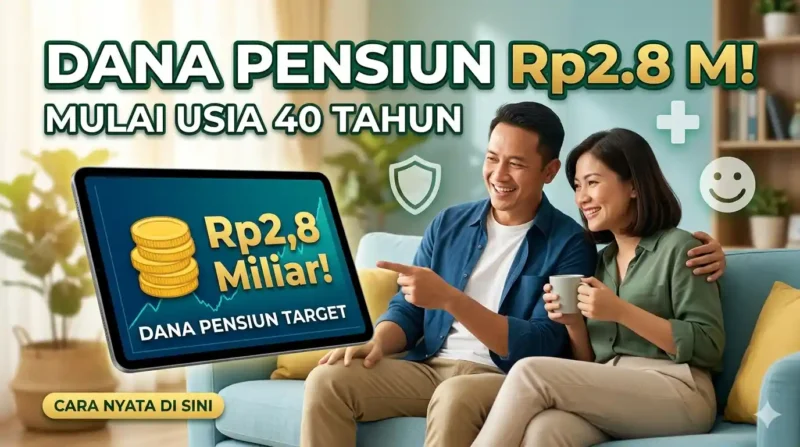 Ilustrasi - Cara Siapkan Dana Pensiun Rp2,8 Miliar di Usia 40 Tahun Agar Hidup Tenang di Hari Tua.