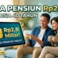 Ilustrasi - Cara Siapkan Dana Pensiun Rp2,8 Miliar di Usia 40 Tahun Agar Hidup Tenang di Hari Tua.