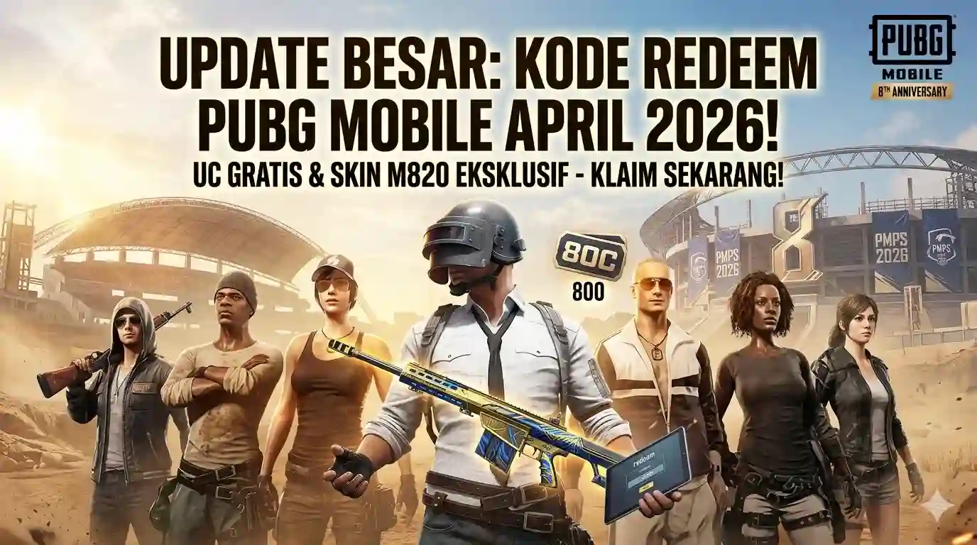 Klaim Hadiahnya! Kode Redeem PUBG Mobile Terbaru April 2026