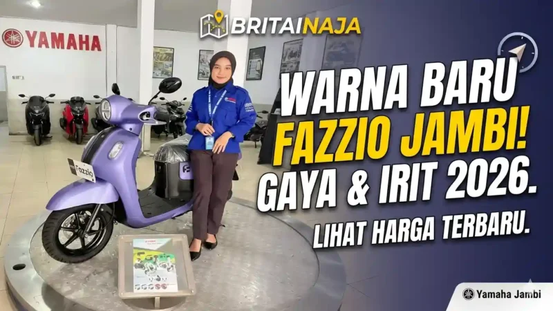 Ilustrasi - Yamaha Fazzio 2026 dengan Warna Baru.