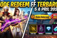 Ilustrasi Kode Redeem FF 5 April 2026. Gemini AI