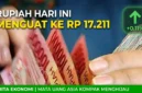 ILUSTRASI. Rupiah di pasar spot ditutup menguat 0,11% ke Rp 17.211 per dolar AS pada hari ini (27/4/2026).