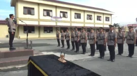 Kapolres Kerinci AKBP Ramadhanil Memimpin Sertijab dan Pelantikan Wakapolres, PJU dan 6 Kapolsek.