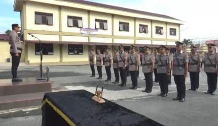 Kapolres Kerinci Pimpin Sertijab Wakapolres, PJU dan 6 Kapolsek