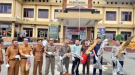 Polres Kerinci Musnahkan Narkotika. (Foto: Humas Polres Kerinci)