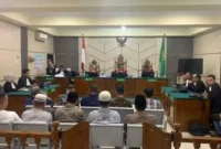 Suasana Sidak Vonis 10 Terdakwa Tindak Pidana Korupsi PJU Kerinci. 
