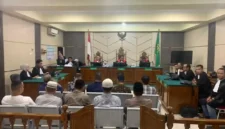 Suasana Sidak Vonis 10 Terdakwa Tindak Pidana Korupsi PJU Kerinci.