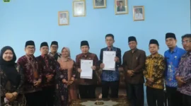 Kemenag melaksanakan penandatanganan MoU dengan Dinas Kesehatan Kota Sungai Penuh.
