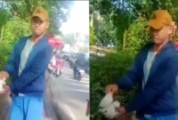 Kolase Preman Pecahkan Mangkok Tukang Bakso di Tanah Abang.