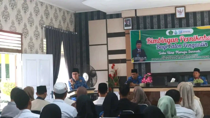 Kemenag Sungai Penuh Melaksanakan Kegiatan Pembekalan Calon Pengantin.