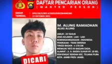 Wajah dan ciri-ciri M Alung Ramadhan, buronan kasus sabu 58 kilogram yang kabur dari ruang penyidik Polda Jambi, Oktober 2025 lalu. Kabar terbaru, Alung ditangkap di Kuala Tungkal. ist