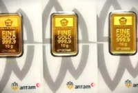 Harga Emas Antam Hari Ini: Masih Stabil di Angka Rp2,8 Jutaan. (Antam/TribunBekasi)