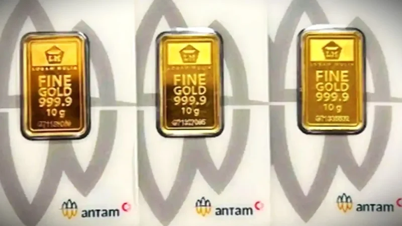 Harga Emas Antam Hari Ini: Masih Stabil di Angka Rp2,8 Jutaan. (Antam/TribunBekasi)