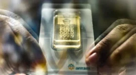 Harga Emas Antam Meroket Rp 50 Ribu. (Foto: Andhika Prasetia)