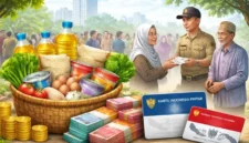 Ilustrasi bansos. (Foto: ChatGPT)