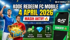 Kode Redeem FC Mobile Terbaru 4 April 2026. Ilustrasi AI