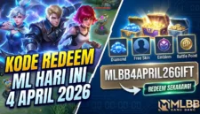 Kode Redeem Mobile Legends Terbaru 4 April 2026. Ilustrasi AI