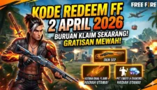 Kode Redeem FF Terbaru 2 April 2026. Ilustrasi AI